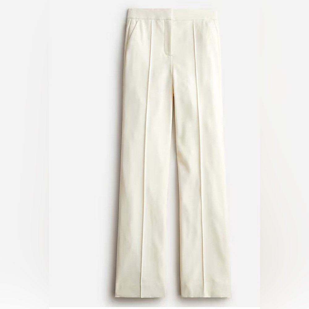 J Crew Full-length wide-leg tuxedo pant